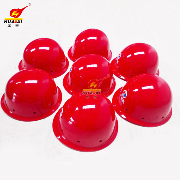 圓形玻璃鋼紅色安全帽 圓形玻璃鋼紅色安全帽